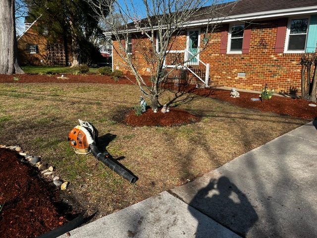 Mulch and landscaping